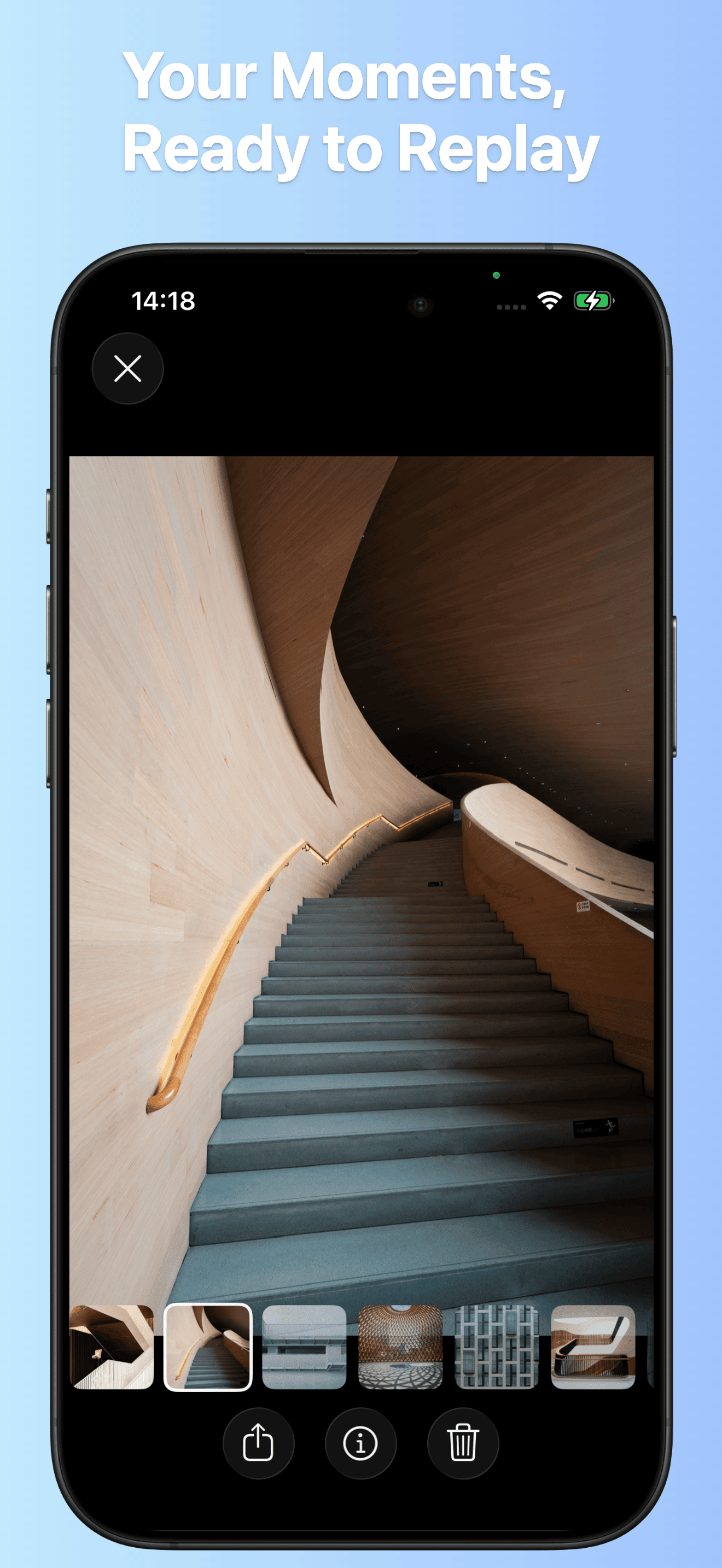 Prismark gallery review interface